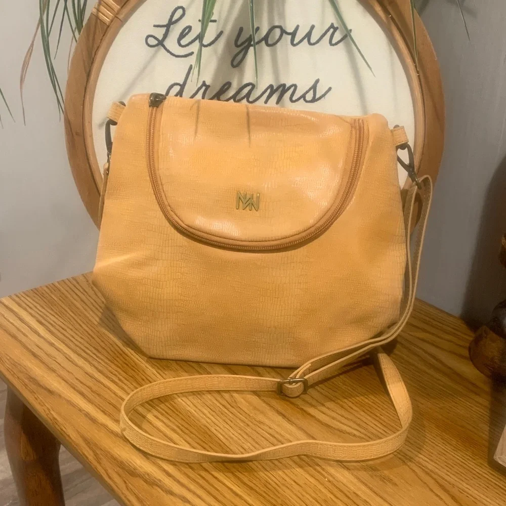 Miche Tan Crossbody Bag